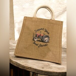 Jute/Burlap Tote Bag